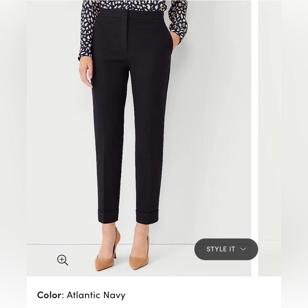 Ann Taylor high rise Eva ankle pant